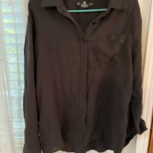 Volcom Charcoal Button-Up Shirt